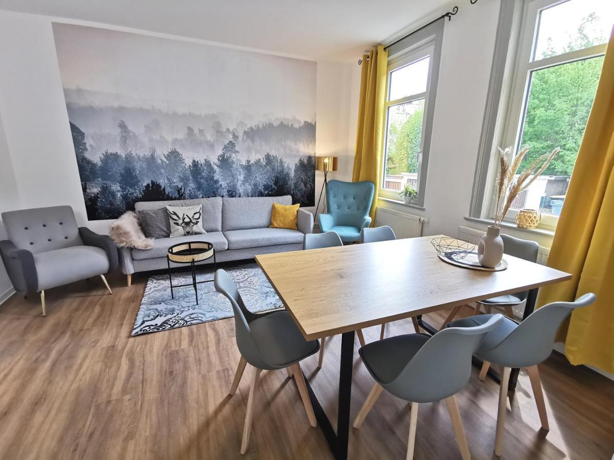 Bohnapartments - Stadtblick Zechenhaus - Balkon - Gratis Parkplatz - Wlan - Sehr Ruhig - Barrierearm Ilmenau Ngoại thất bức ảnh